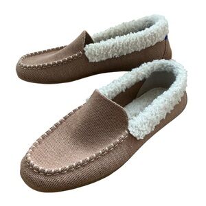 Rothy’s The Merino Wool Sherpa Slipper Nutmeg‎ Women Size 6 Quiet Luxury Comfort